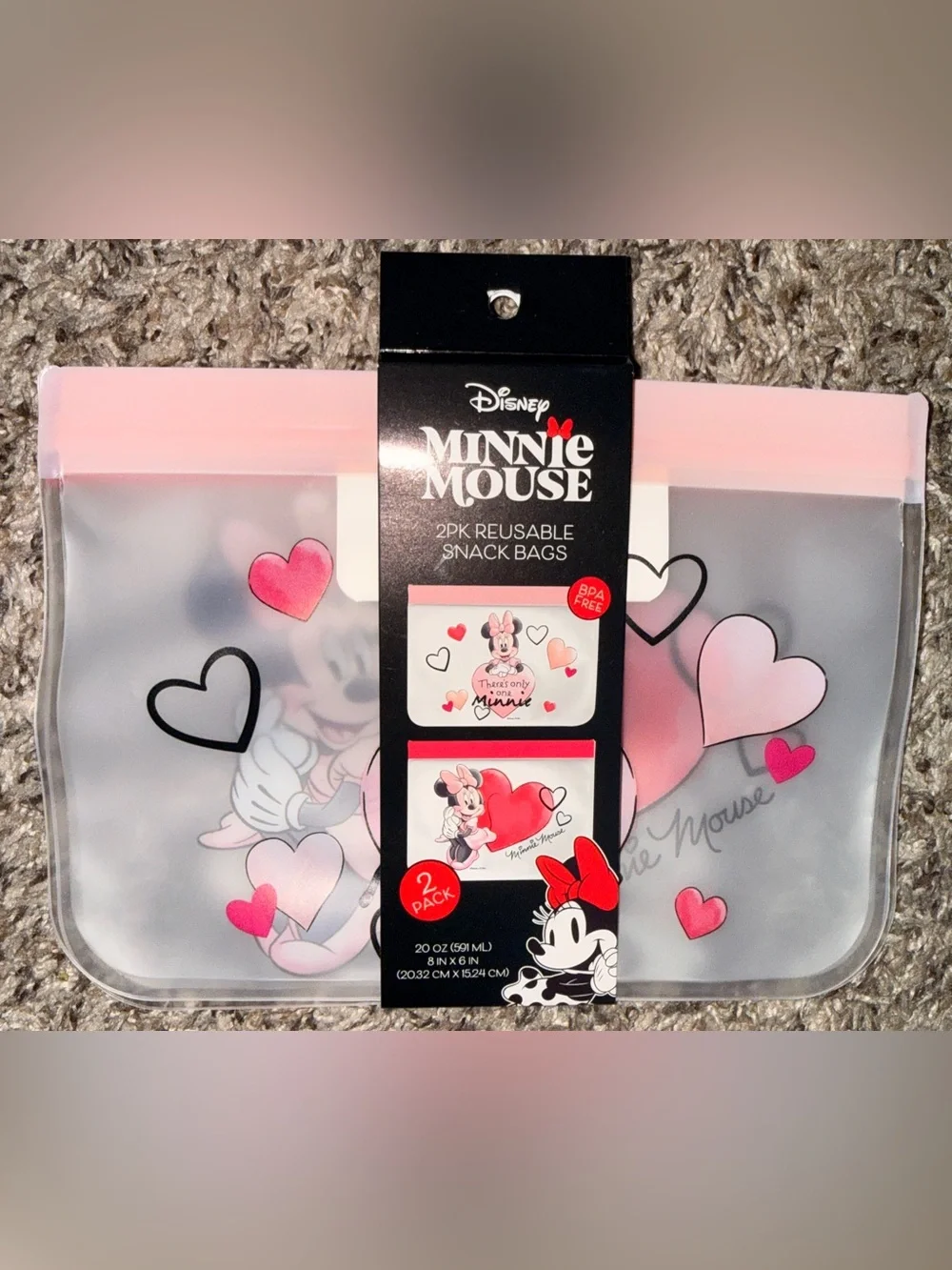 Disney Minnie Mouse Pink and Red Kitchen Tool Set